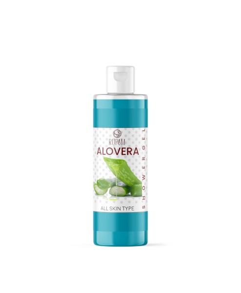 RUPAM Aloe Vera Shower Gel for Men and Women | Soothing and Hydrating with Natural Aloe